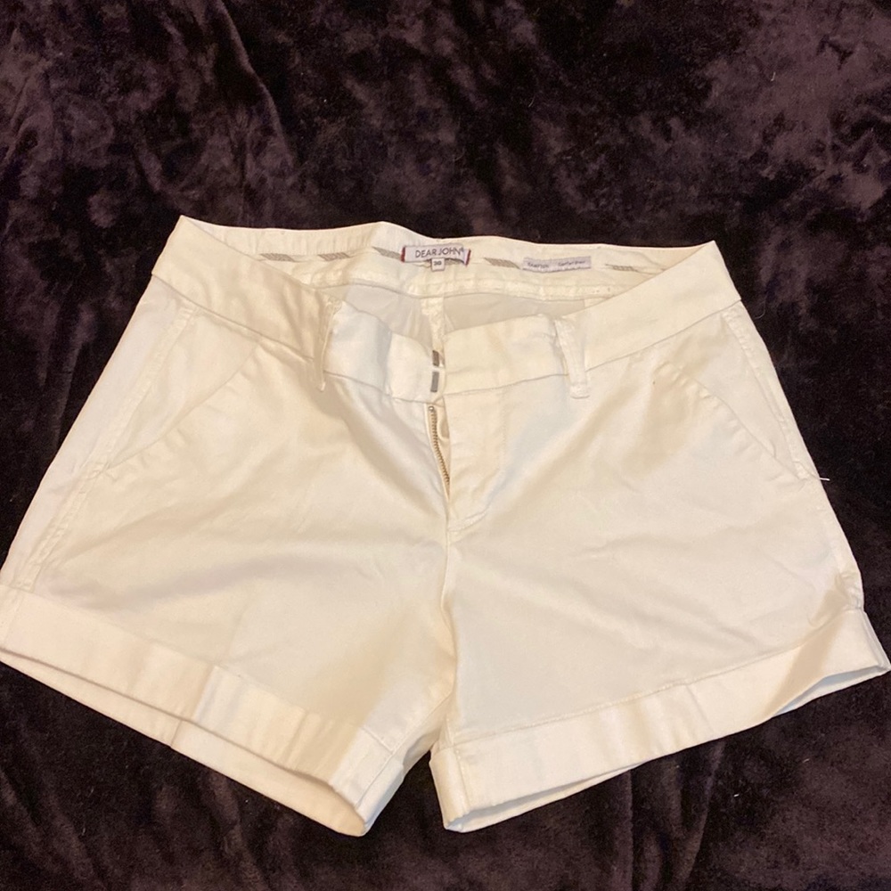 White Dear John Shorts